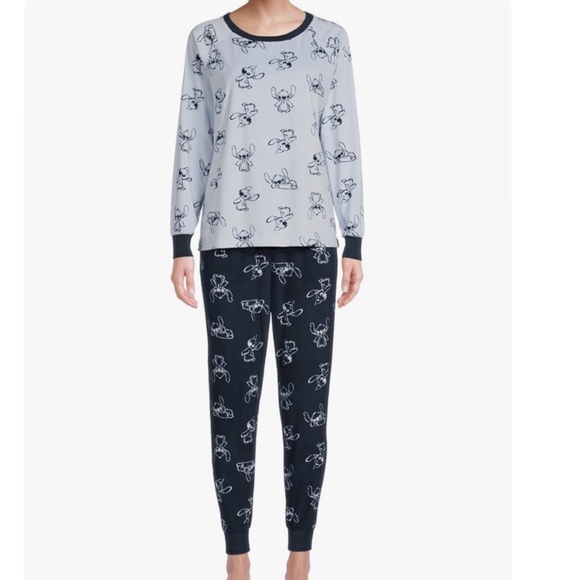 Disney Women's Stitch Pajama Set, 2-Piece Size M 8/10 - Picture 1 of 4